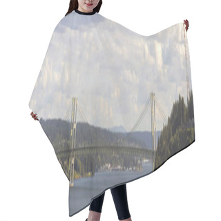 Personality  Tacoma Narrows Bridge Over Strait Of Puget Sound Connecting Tacoma And Kitsap Peninsula Daytime Scenic View Panorama Hair Cutting Cape