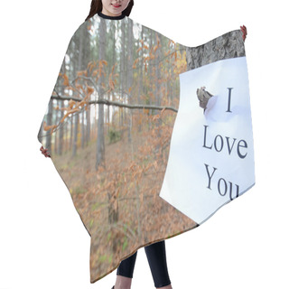 Personality  Love In Autumn Hair Cutting Cape