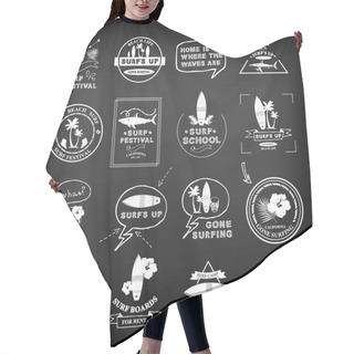 Personality  Surfing Summer Icons Hair Cutting Cape