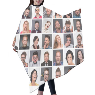 Personality  People With Different Emotions Hair Cutting Cape