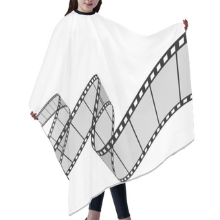 Personality  Film Strip. Vector Image Hair Cutting Cape