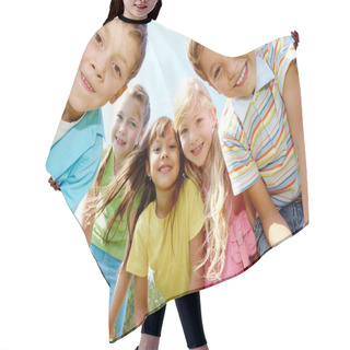 Personality  Five Happy Kids Hair Cutting Cape