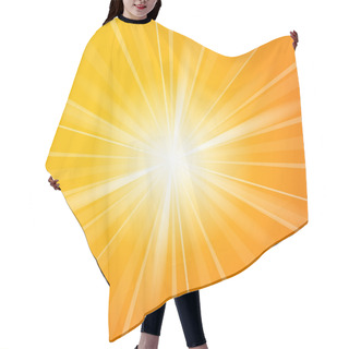 Personality  Sunshine Vector Background Hair Cutting Cape