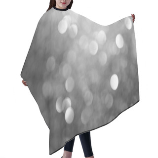 Personality  Abstract Blurred Silver Silver Background For Celebration Hair Cutting Cape