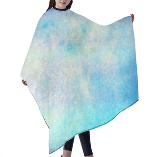 Personality  Abstract Turquoise Background Hair Cutting Cape