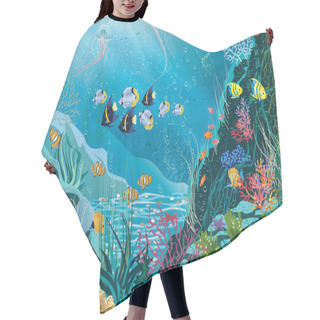 Personality  Sea Life Hair Cutting Cape