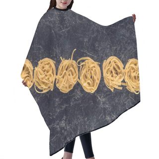 Personality  Pasta Nests In Row Hair Cutting Cape