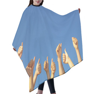 Personality  Hands Hair Cutting Cape