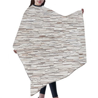 Personality  Full Frame Sandstone Stone Wall Made Of Many Blocks Hair Cutting Cape