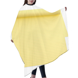 Personality  Yellow Notepad (with Path) Hair Cutting Cape