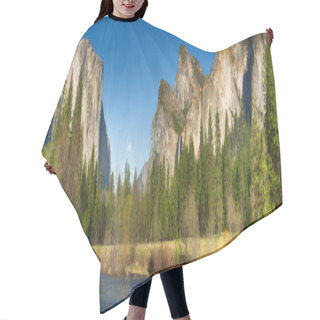 Personality  Yosemite Valley And Merced River Hair Cutting Cape