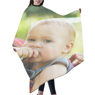 Personality  Baby In Sling Hair Cutting Cape