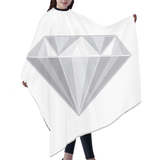 Personality  Isolated Diamond Design Hair Cutting Cape