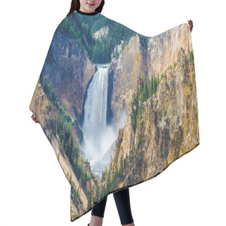 Personality  Landscape View At Grand Canyon Of Yellowstone, USA Hair Cutting Cape
