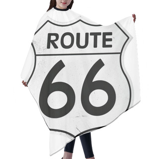 Personality  Route 66 Sign Hair Cutting Cape