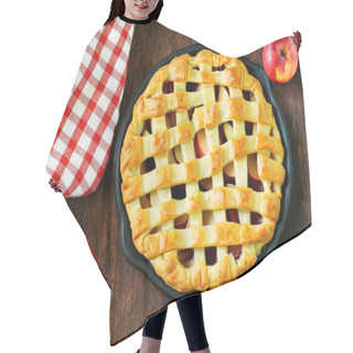 Personality  Traditional Apple Pie, Thanksgiving Holiday Hair Cutting Cape