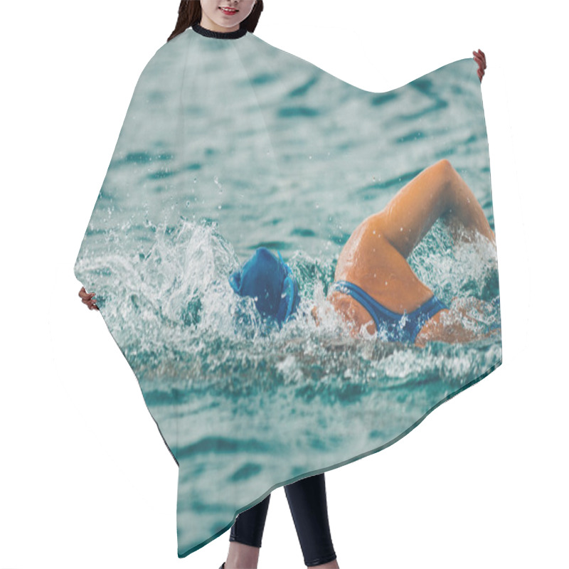 Personality  Open Water Swimming Hair Cutting Cape