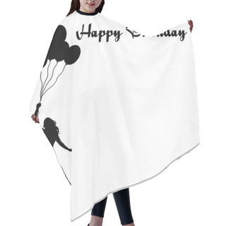 Personality  Happy Birthday. Hair Cutting Cape