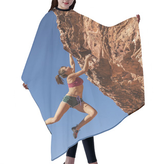 Personality  Breath-taking Rock Climber. Hair Cutting Cape
