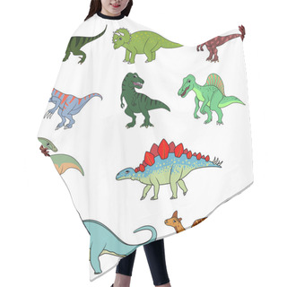 Personality  Set Of Ten Different Dinsaurs Hair Cutting Cape