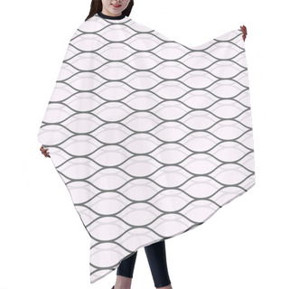 Personality  Seamless Net Hair Cutting Cape