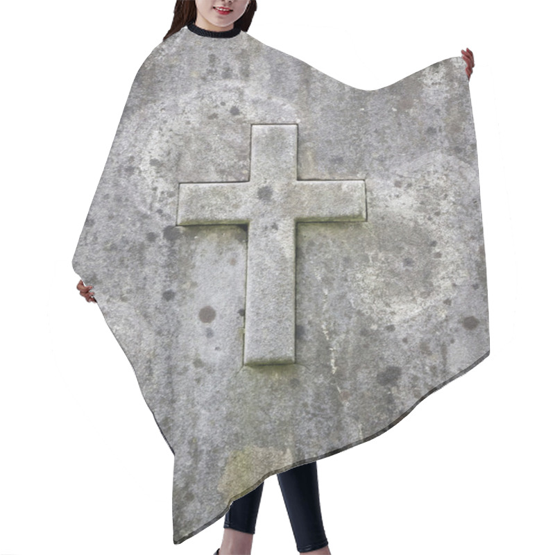 Personality  Stone Cross Hair Cutting Cape