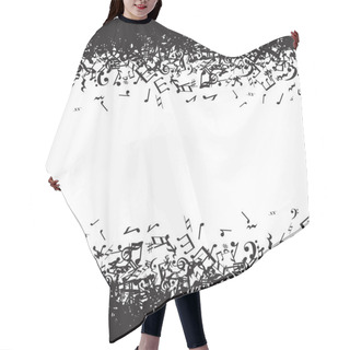 Personality  Music Hair Cutting Cape
