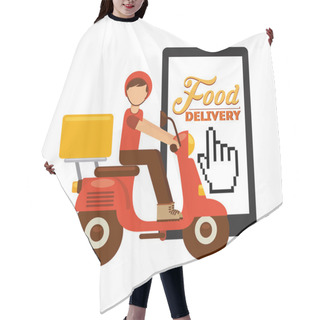 Personality  Delivery Food  Hair Cutting Cape