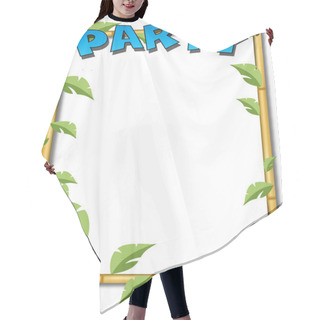 Personality  Party Border Hair Cutting Cape