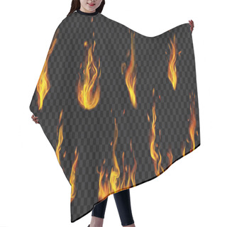 Personality  Burning Campfires And Fire Flames Hair Cutting Cape