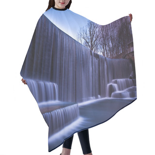 Personality  Seeley's Pond Waterfall, Hair Cutting Cape