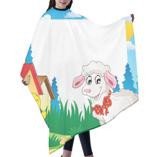 Personality  Frame With Easter Theme 4 Hair Cutting Cape