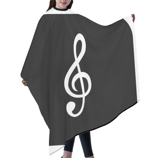 Personality  Violin Clef And App Icon As Vector Illustration Hair Cutting Cape