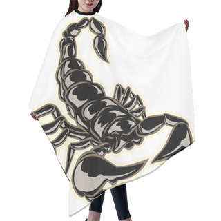 Personality  Scorpion Hair Cutting Cape