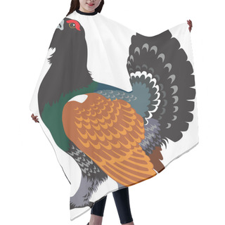 Personality  Capercaillie Wood Grouse Hair Cutting Cape
