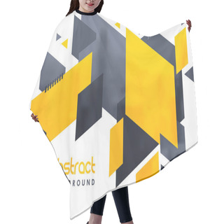 Personality  Creative Abstract Geometric Background. Hair Cutting Cape