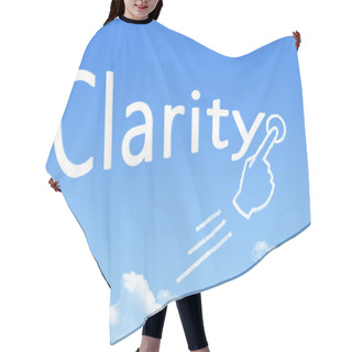 Personality  Clarity Message Cloud Shape Hair Cutting Cape