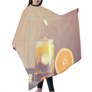 Personality  Artistic Shot Of Vitamin C Family Hair Cutting Cape