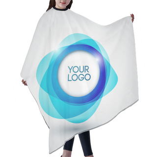 Personality  Abstract Shiny Circles For Your Logo Hair Cutting Cape