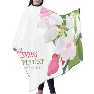 Personality  Spring Flowers Border Hair Cutting Cape