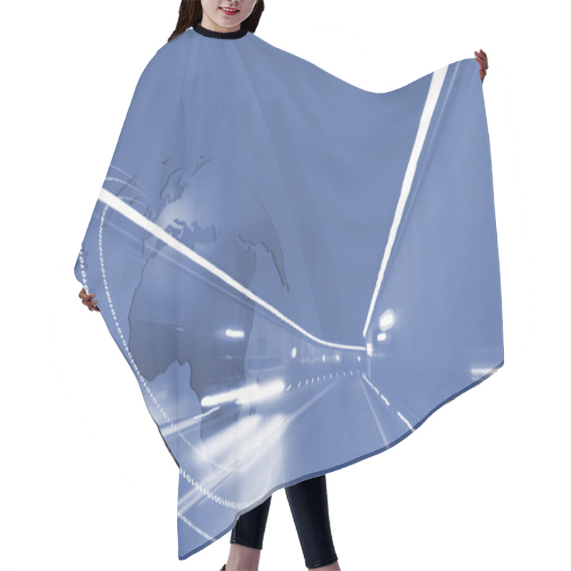 Personality  Internet Technology Background Hair Cutting Cape
