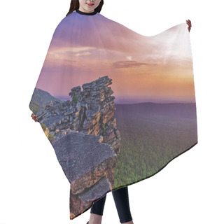Personality  Rocks On The Top Of The Mountain In The Russian Taiga Hair Cutting Cape