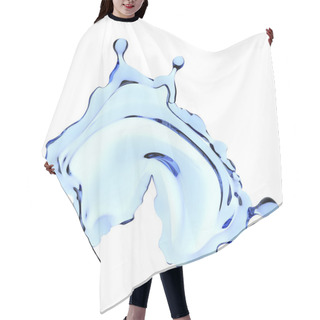 Personality  Abstract Water Splash Hair Cutting Cape