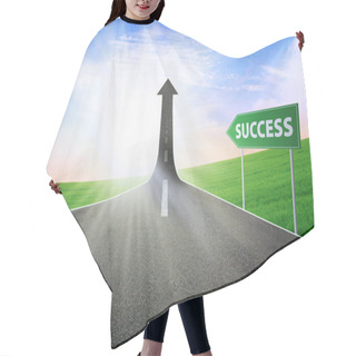 Personality  The Road To Success Hair Cutting Cape
