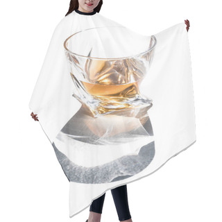 Personality  Whiskey In Glass  Hair Cutting Cape
