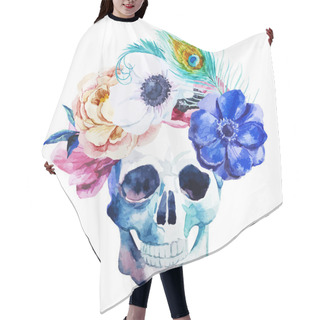 Personality  Anemones And Scull Hair Cutting Cape