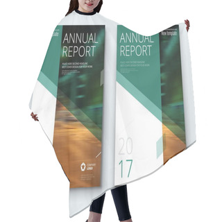 Personality  Corporate Business Annual Report Covers Hair Cutting Cape