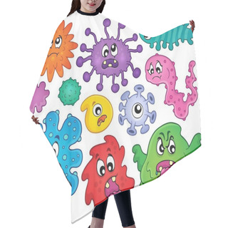 Personality  Germs Theme Set 1 Hair Cutting Cape