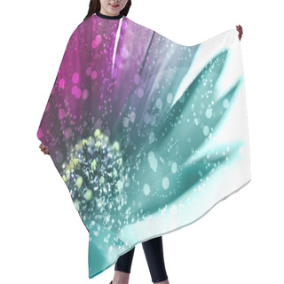 Personality  Flowers Background Hair Cutting Cape