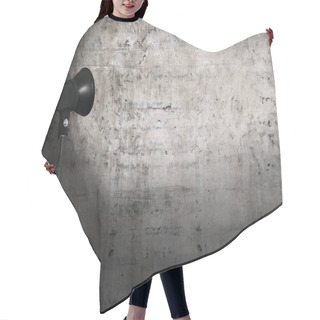 Personality  Light On Concrete Wall Hair Cutting Cape